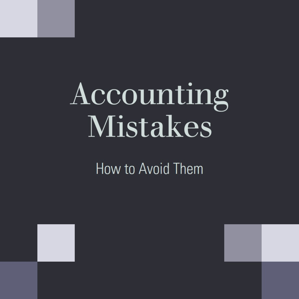 Common accounting mistakes