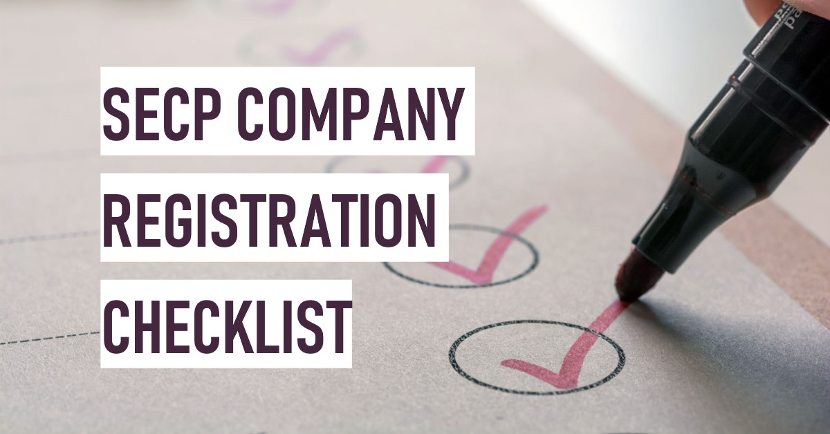 You are currently viewing SECP company registration checklist for online registration