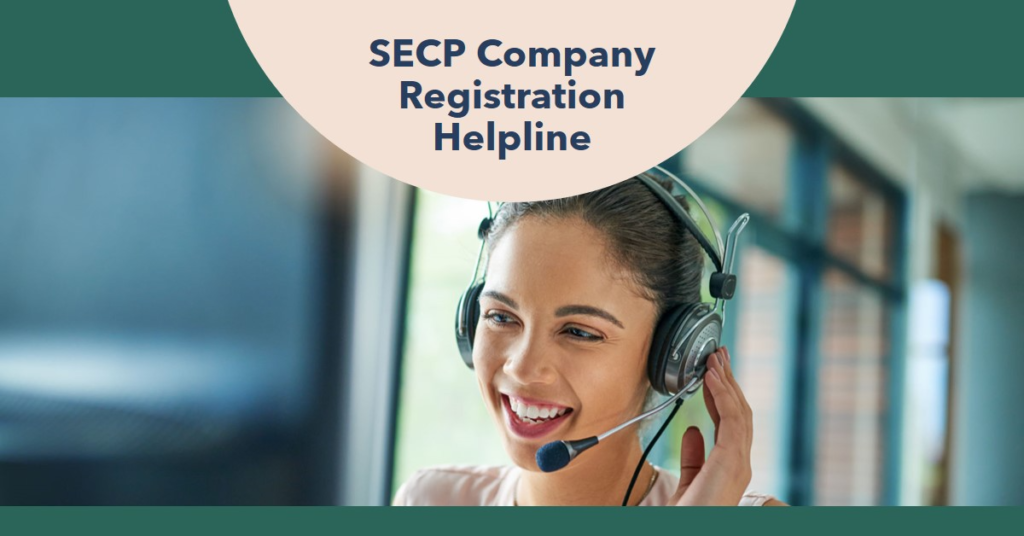 SECP company registration helpline and support