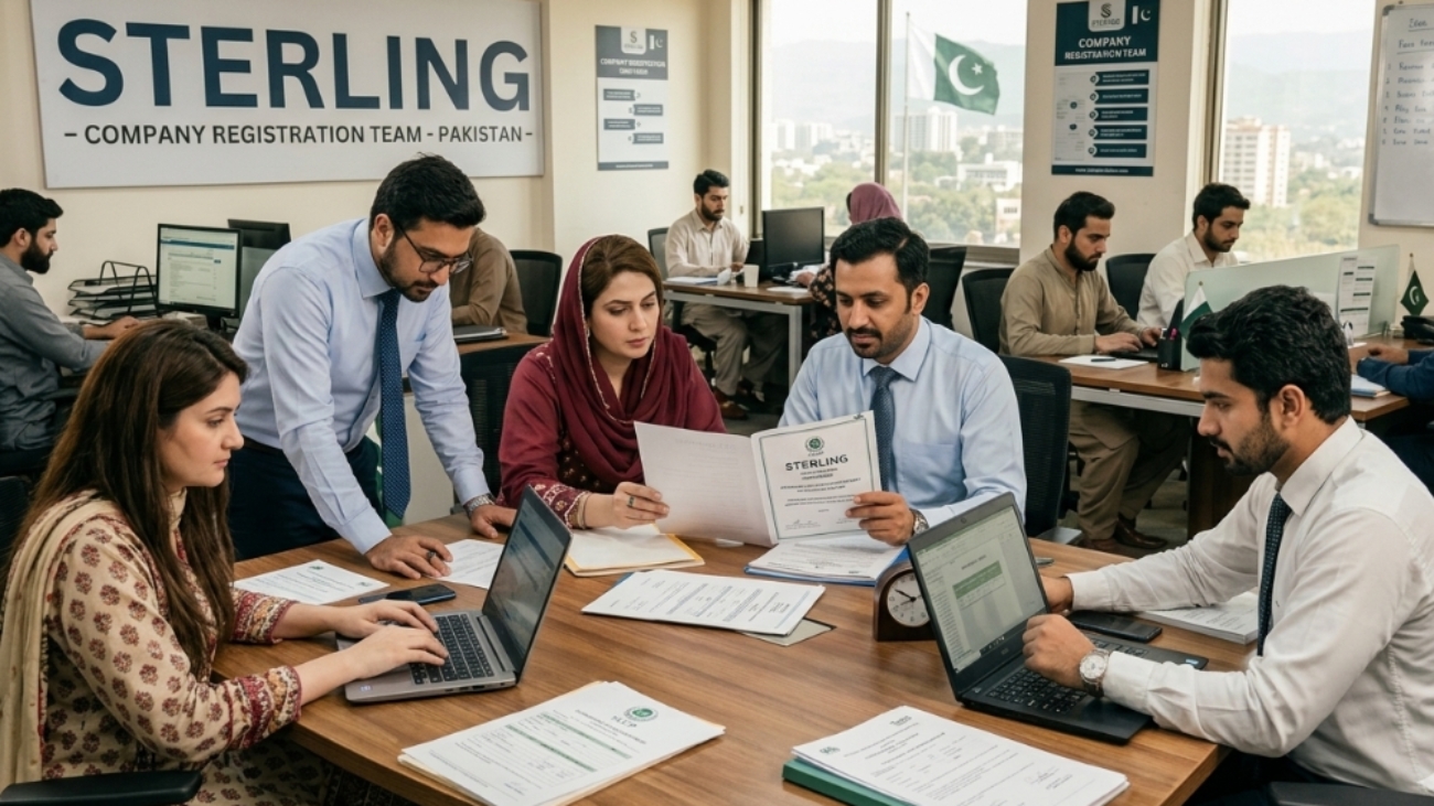 Sterling, Company Registration team working in Pakistan, Pakistan