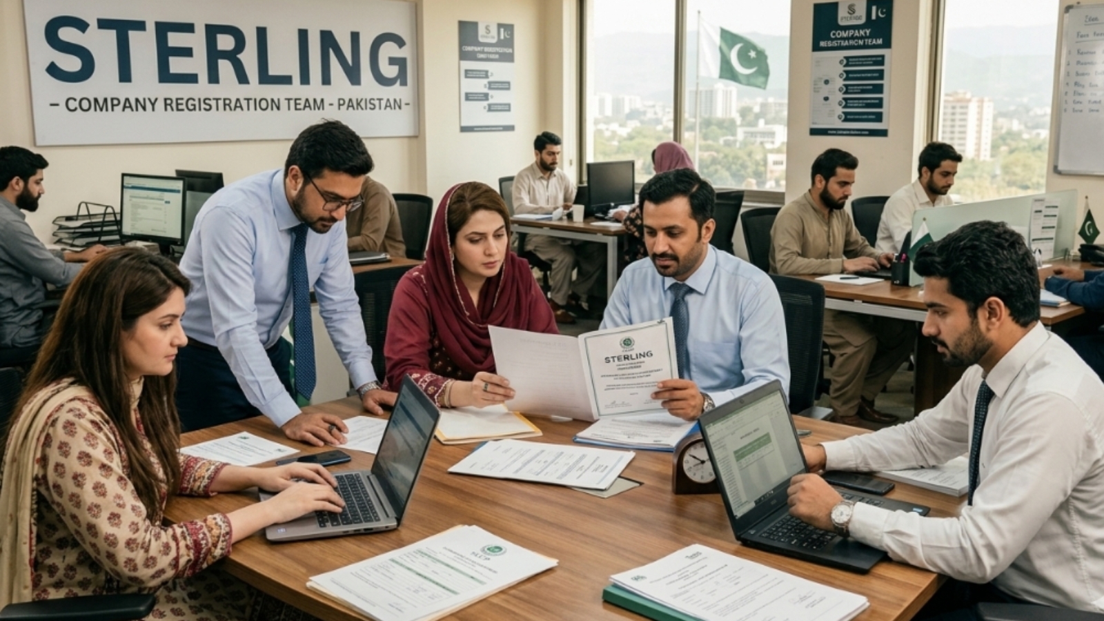 Sterling, Company Registration team working in Pakistan, Pakistan