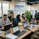 Sterling, company Registration team working in the office in Pakistan
