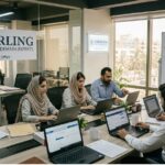 Sterling, online trademark expert team working in the office in Pakistan