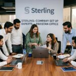 Sterling, company set up expert team working in the office in Pakistan