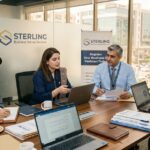 Sterling, business set up services team working in the office in Pakistan