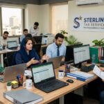Sterling, Tax Services team working in the office, Pakistan